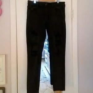 American Eagle Black Destroyed Jegging 12